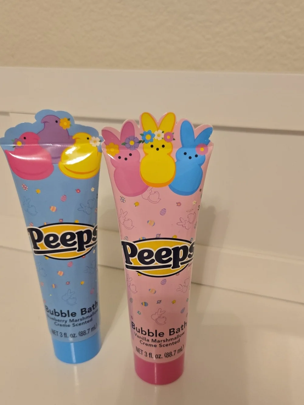 PEEPS - Pink & Blue Scented Bubble Bath Nwt